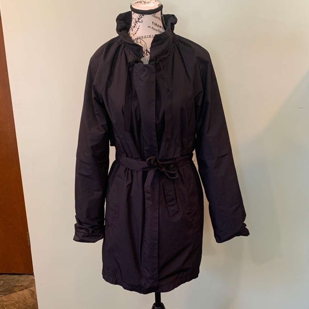 LOFT Black Belted Lightweight Jacket Women’s XS Extra Small